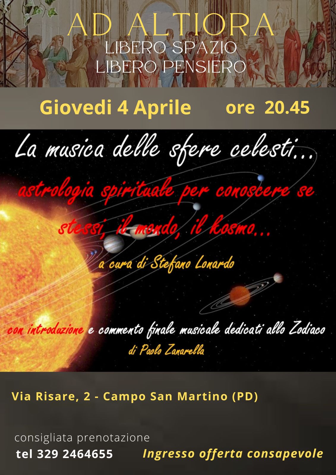 La musica delle sfere celesti