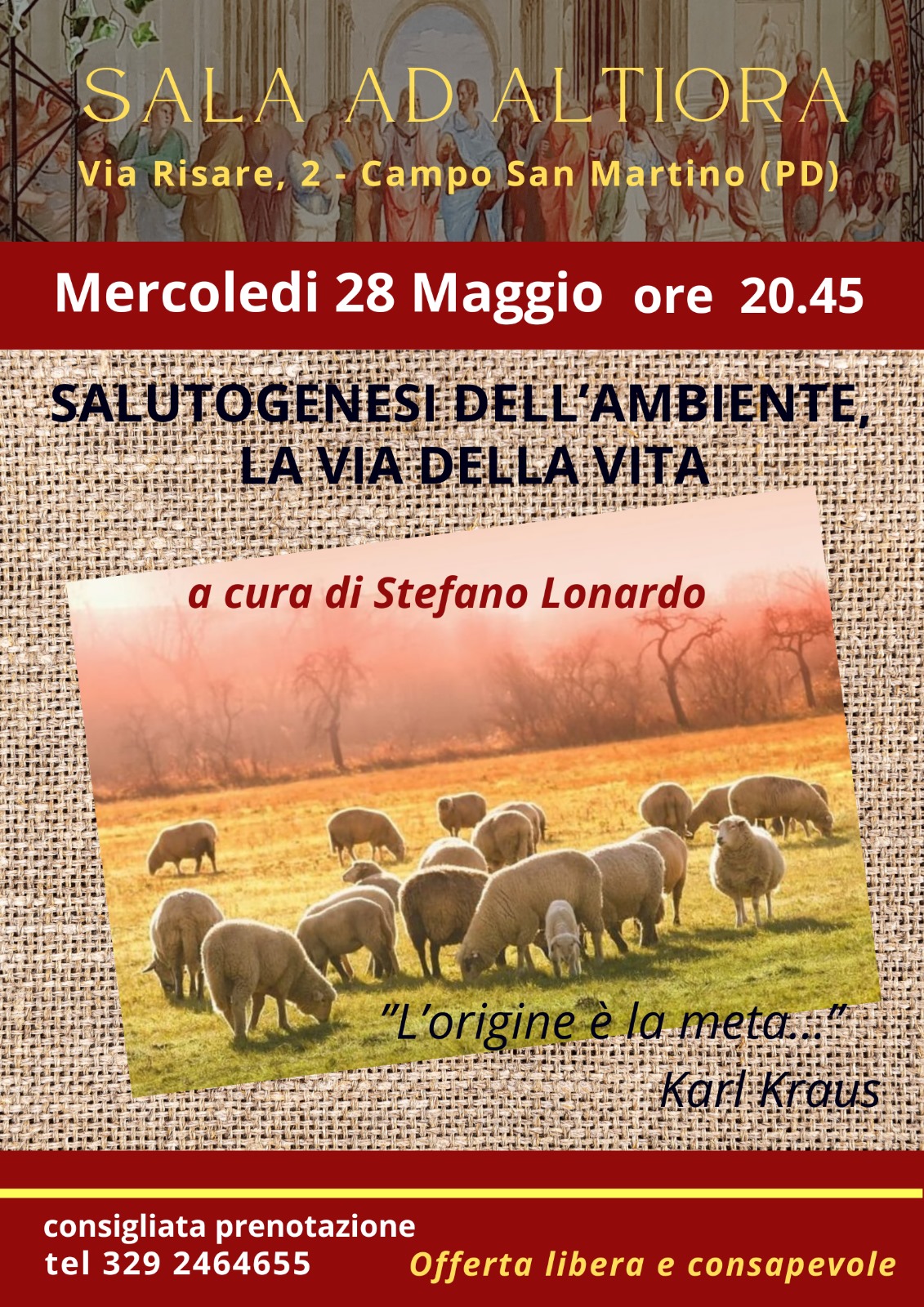 salutogenesi dell'ambiente, la via della vita